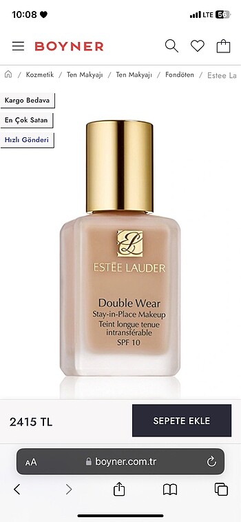 Estee lauder fondöten 1N1