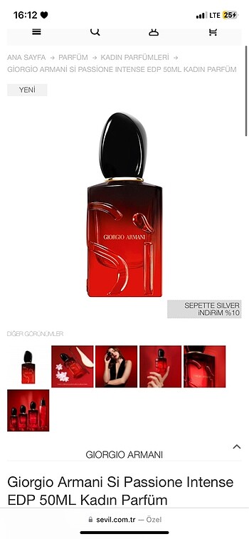 Giorgio armani Si possion