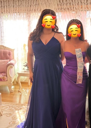 BÜYÜK BEDEN KORSE DETAYLI ABİYE - Görsel 6