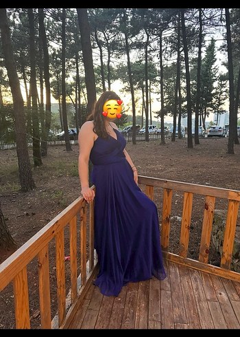 BÜYÜK BEDEN KORSE DETAYLI ABİYE - Görsel 3