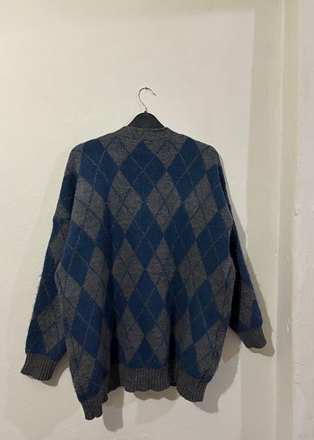 Gri Örgü Uzun Kollu Kadın Hırka - Görsel 2