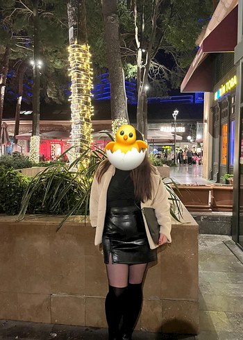 Siyah Deri Mini Etek - Görsel 2