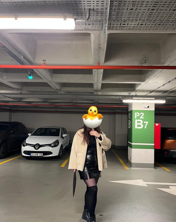 Siyah Deri Mini Etek - Görsel 3