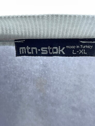 l Beden beyaz Renk PreLoved Sweatshirt %70 İndirimli.