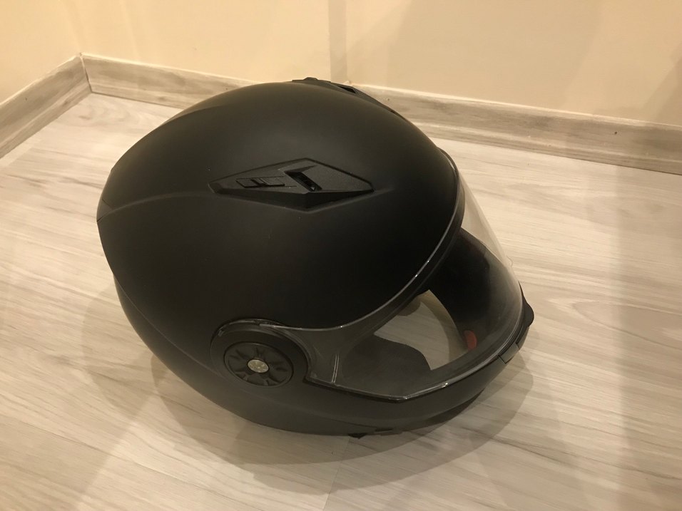 Güneş vizörlü çene açılır Motosiklet Kaskı - Görsel 2