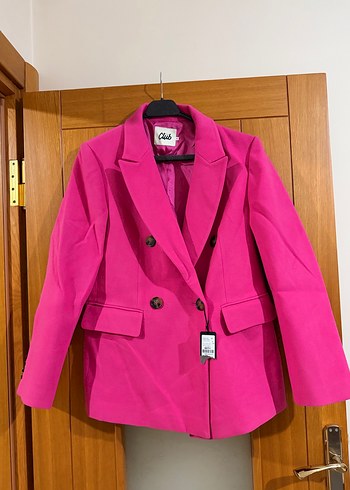 Beymen Club Beymen Pembe Dugmeli Yun Kadin Blazer Ceket