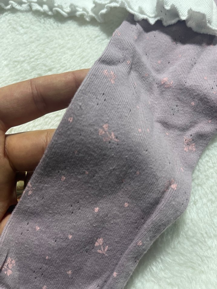 Kısa Kollu Örgü Bebek Kız Takımı - Görsel 2