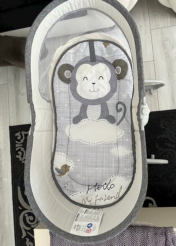 Beden gri Renk Huggy Gri Otomatik Beşik