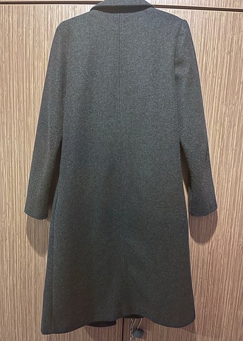 Zara Antrasit Uzun Kaban - Görsel 2