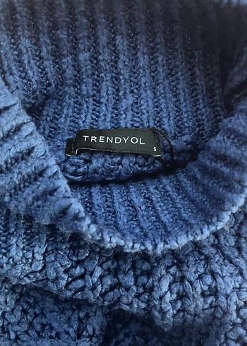 Kadın Lacivert Balıkçı Yaka Örgü Kazak - Görsel 4