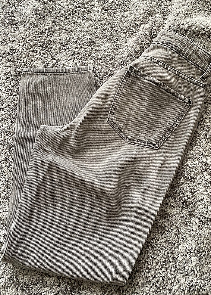 Yırtık mom jean - Görsel 3