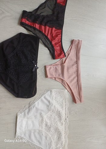 Kadın Mini Goth Külot Seti - Görsel 6