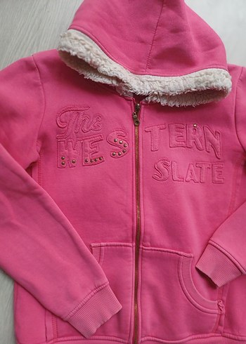 Kapüşonlu Fermuarlı Sweatshirt - Görsel 2