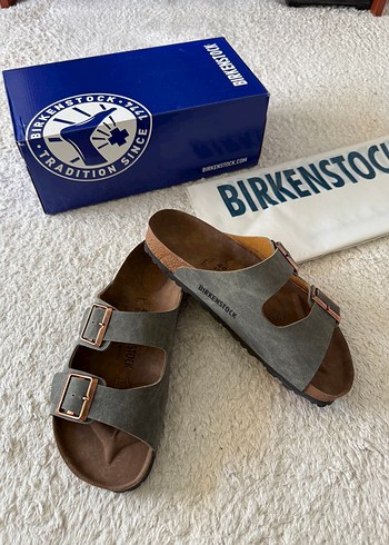 Birkenstock Arizona Uniex Terlik - Koyu Yeşil