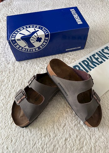 Birkenstock Arizona Uniex Terlik -Gri