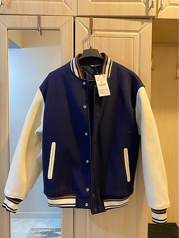ZARA KONTRAST BOMBER CEKET