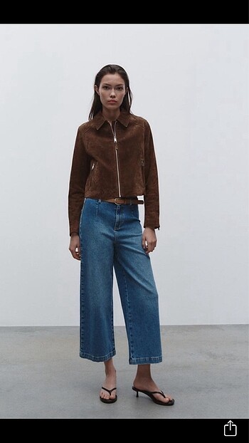 Zara Zara wide leg jean