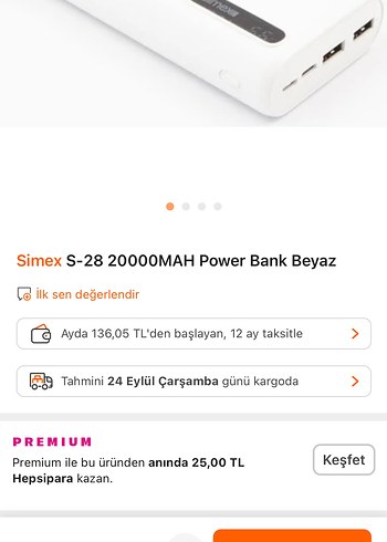 Powerbank 20.000 MAH - Görsel 4
