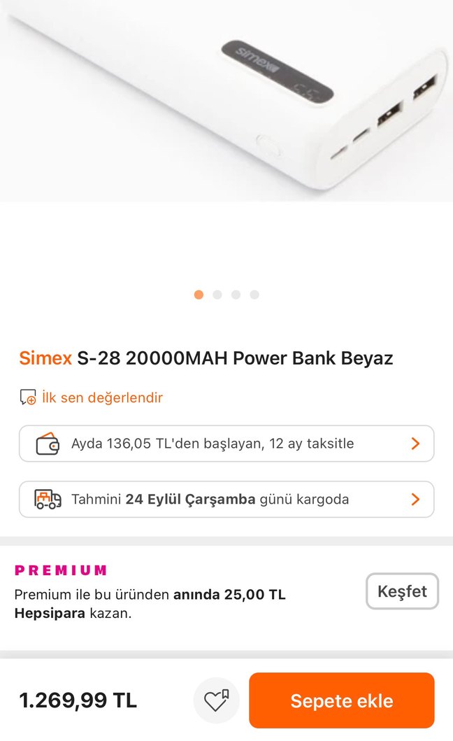 Powerbank 20.000 MAH - Görsel 4
