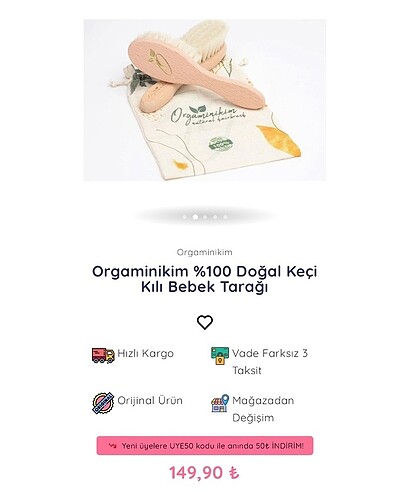 Beden Renk Bebek Saç Fırçası