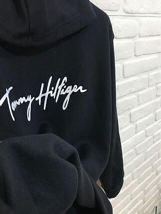xl Beden Tommy Hilfiger Kapüşonlu Sweatshirt