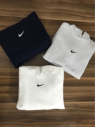 Nike Beyaz Kapüşonlu Sweatshirt