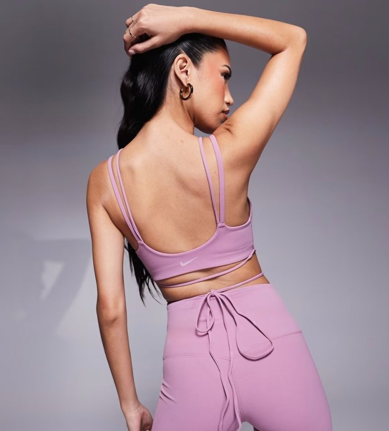 orijinal nike pembe bralet - Görsel 3