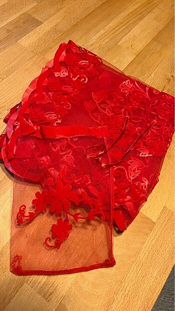 Gelin damat örtüsü duvağı - Görsel 4