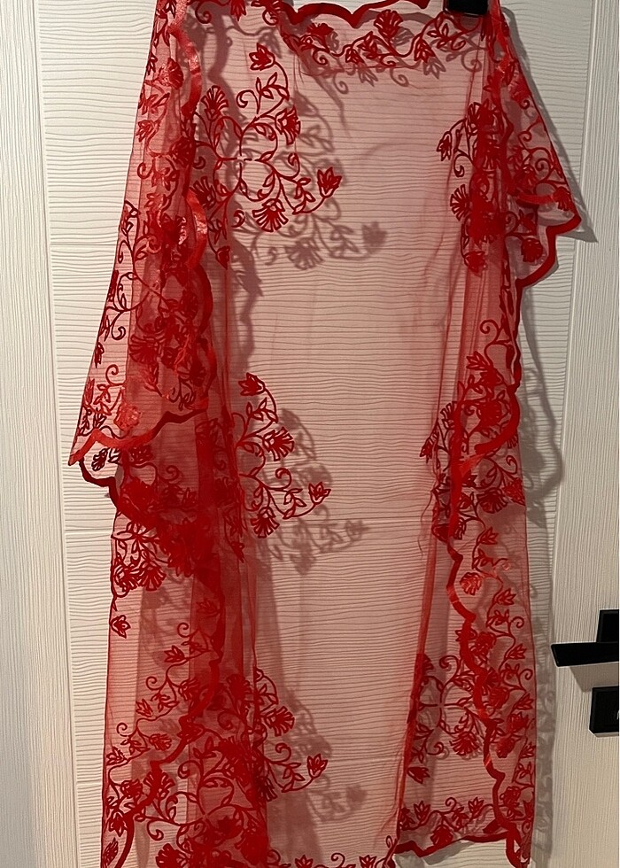 Gelin damat örtüsü duvağı - Görsel 5