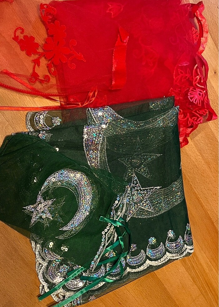 Gelin damat örtüsü duvağı - Görsel 2