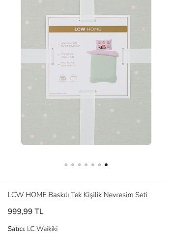 LCW HOME Baskılı Tek Kişilik Nevresim Seti
