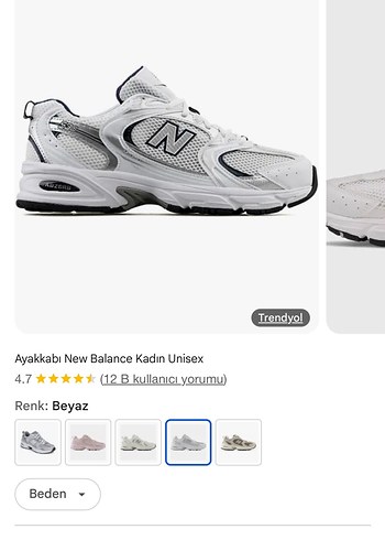 New Balance Kadın Beyaz Platform Spor Ayakkabı