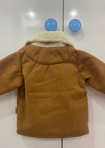 Kahverengi Erkek Çocuk Kürklü Ceket - Görsel 3