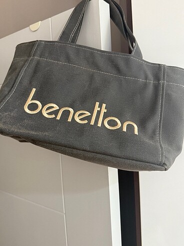 Benetton canvas çanta