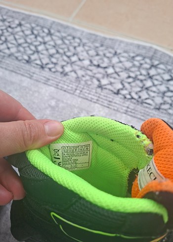 Yeşil Renkli Çocuk Spor Ayakkabısı Velcro - Görsel 4