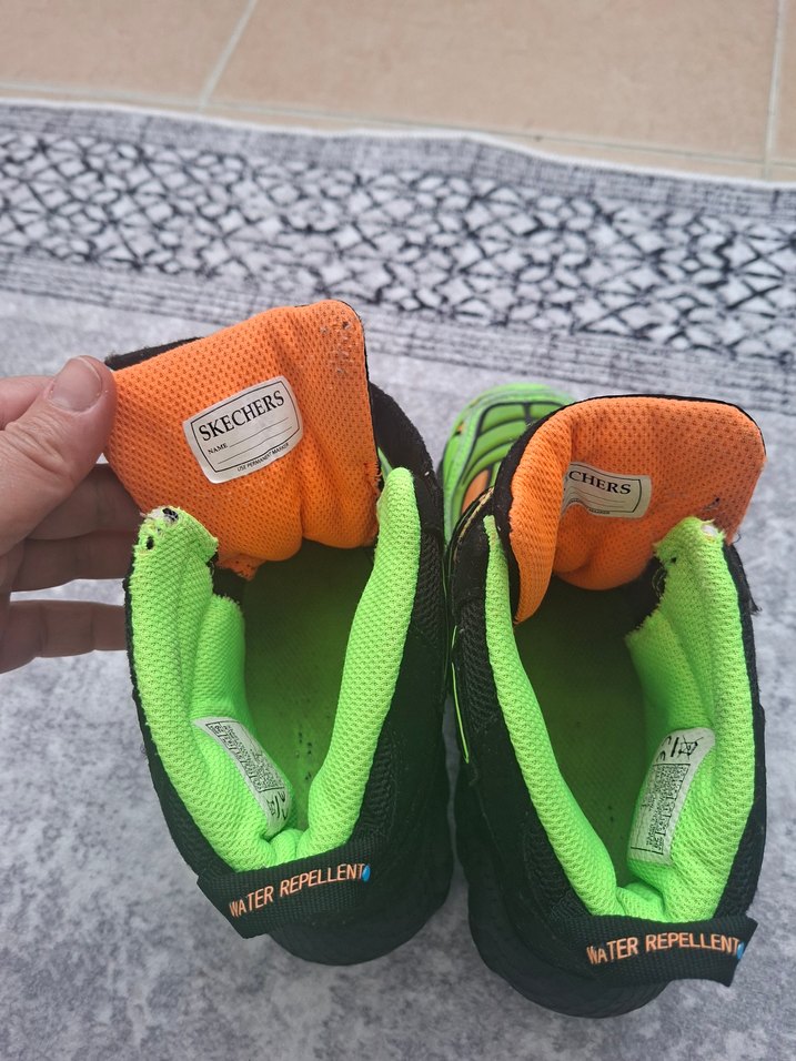 Yeşil Renkli Çocuk Spor Ayakkabısı Velcro - Görsel 5