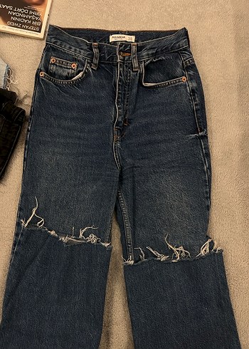 Salaş Kesim Midi Boy Kot Pantolon - Görsel 2