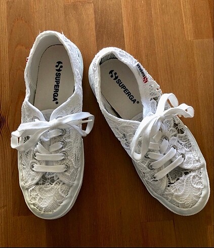 Superga dantelli spor ayakkabı