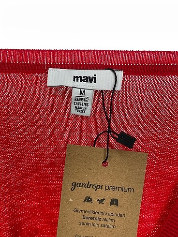 m Beden kırmızı Renk Mavi Jeans Kazak / Triko %70 İndirimli.