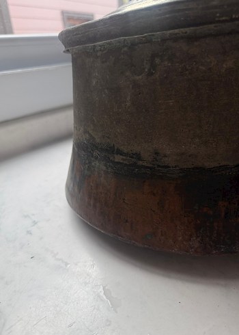 Bakır Kapaklı Tencere - Görsel 2