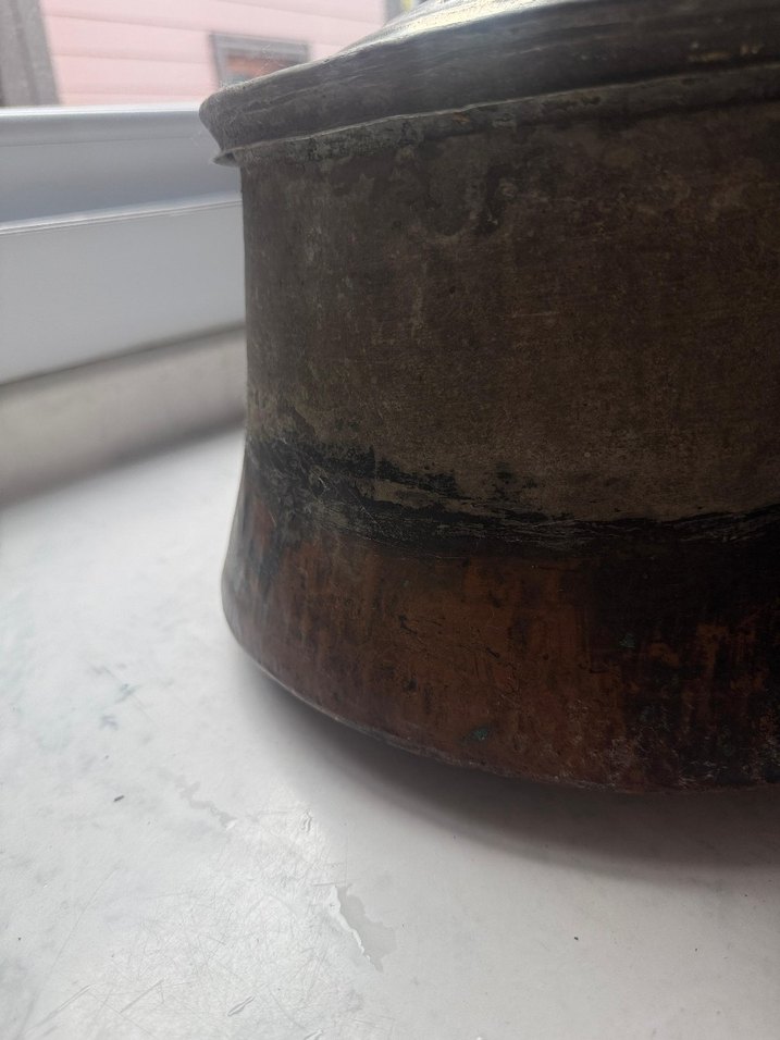 Bakır Kapaklı Tencere - Görsel 2