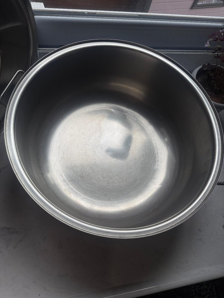 Parlak Gri Paslanmaz Çelik Tencere - Görsel 5