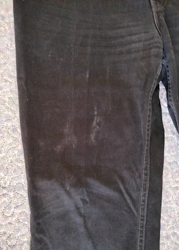 Levis Siyah Süet Kadın Midi Pantolon Velcro