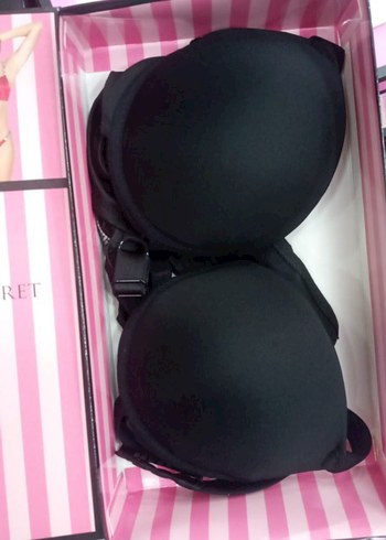 Victoria's Secret Siyah Baskılı Mini Sütyen - Görsel 6