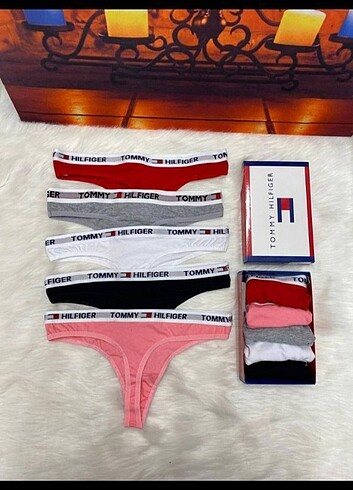 Tommy Hilfiger 5li tanga külot 