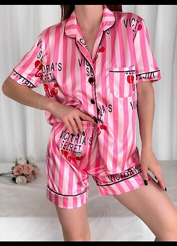 m Beden pembe Renk Victoria's Secret pijama takımı 