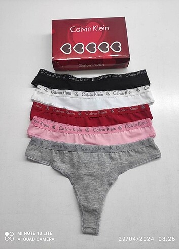 Calvin Klein 5li Tanga külot 
