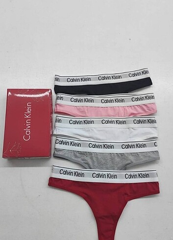 Calvin Klein 5li Tanga külot 