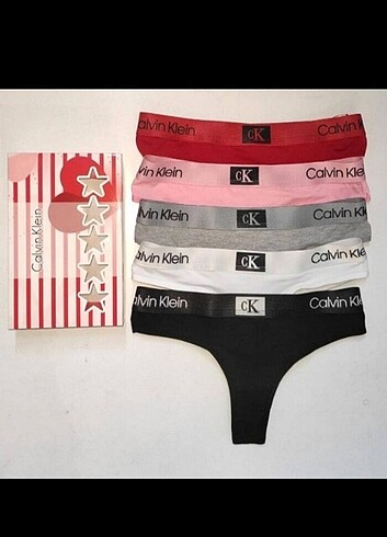 Calvin Klein 5li Tanga külot 
