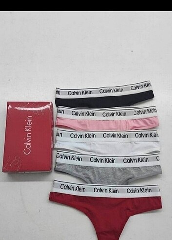 Calvin Klein 5li Tanga külot 